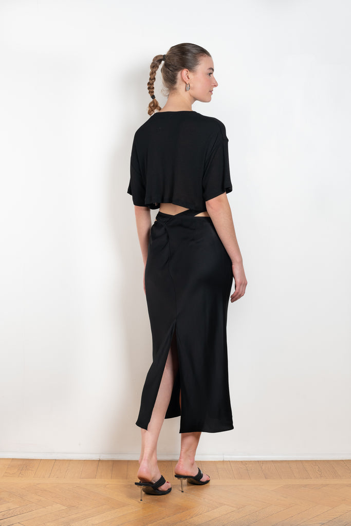 The Vesta Midi Skirt by Anna October is a signature summer skirt with a bias cut