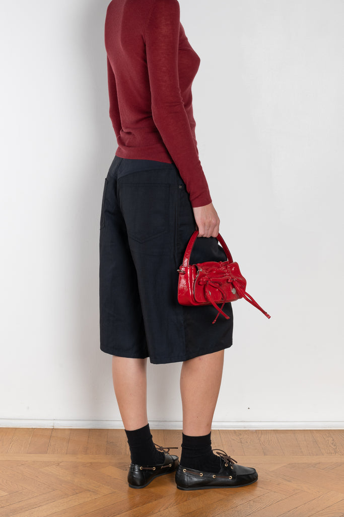 The Baggy Short by 6397 is a relaxed bermuda in a soft linen and wool blend