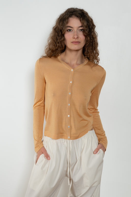 6397 Contrast Stitch Cardigan