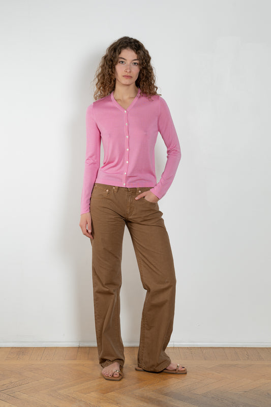 6397 Contrast Stitch Cardigan