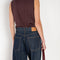 The Cropped Roomy Jeans by 6397 is a relaxed jeans with a wide cropped leg and relaxed waistband on the hip