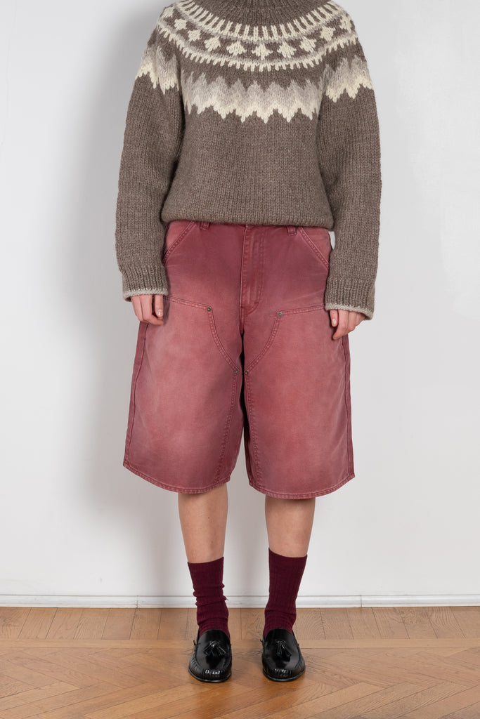 6397 double knee shorts