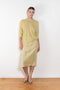 The Elbow Crew Top by 6397 is a relaxed cashmere and wool blend top with a yoke detail on the back