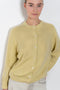 The High Crew Cardigan by 6397 is a buttoned up cashmere and wool blend cardigan