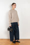 The High Crew Pullover by 6397 is soft chunky knitted sweater with a relaxed fit through the body