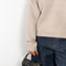 The High Crew Pullover by 6397 is soft chunky knitted sweater with a relaxed fit through the body