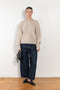 The High Crew Pullover by 6397 is soft chunky knitted sweater with a relaxed fit through the body