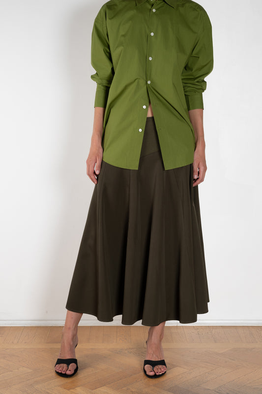 6397 Knit Godet skirt