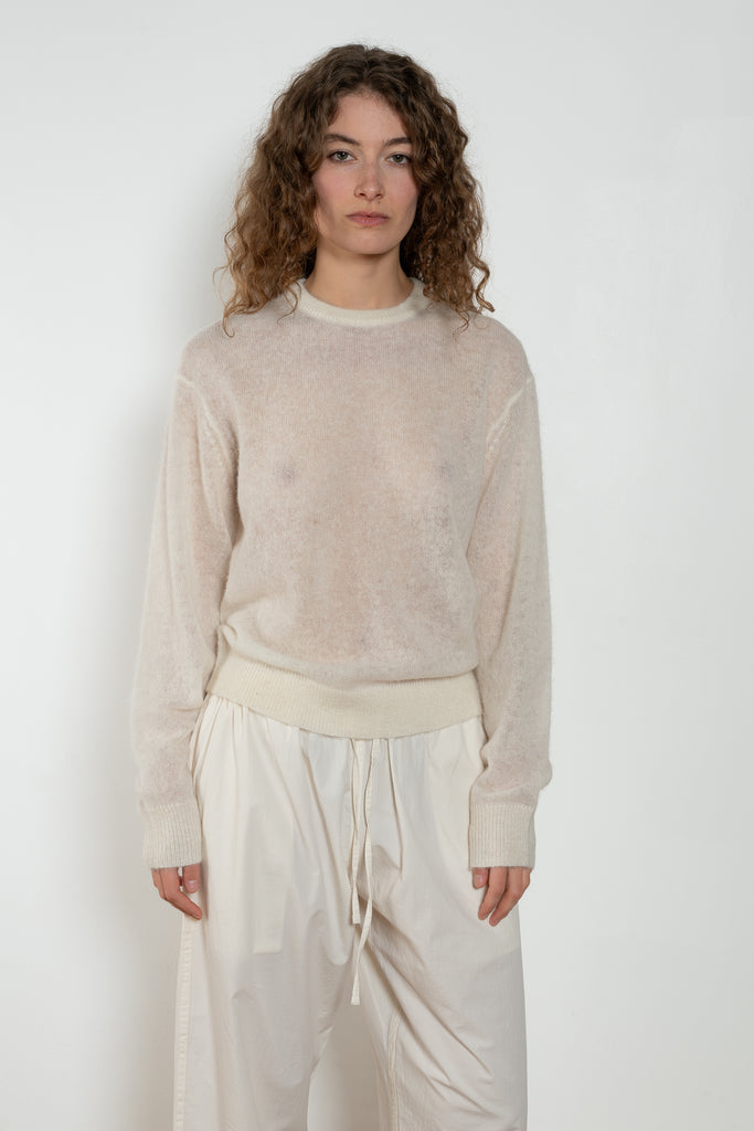 6397 Sheer Crew Neck