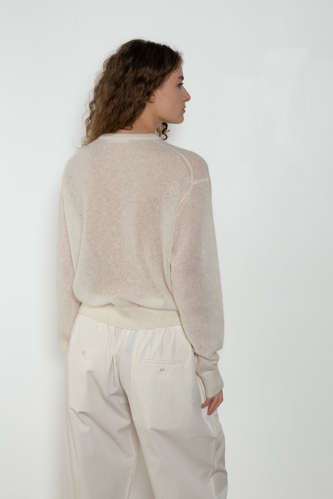 6397 Sheer Crew Neck