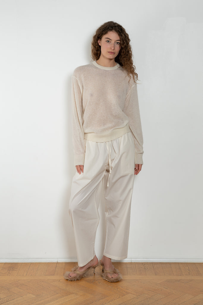 6397 Sheer Crew Neck