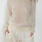 6397 Sheer Crew Neck