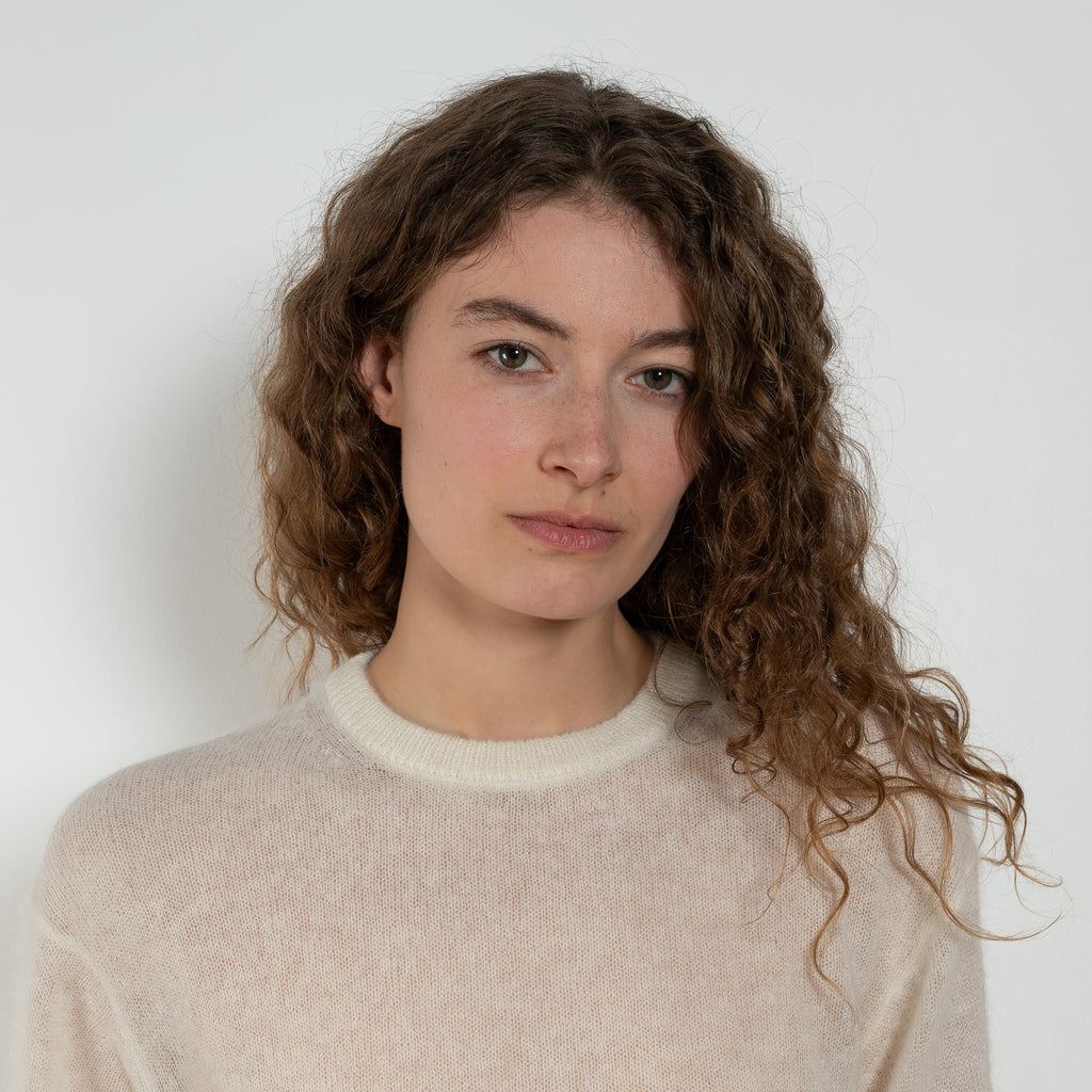 6397 Sheer Crew Neck