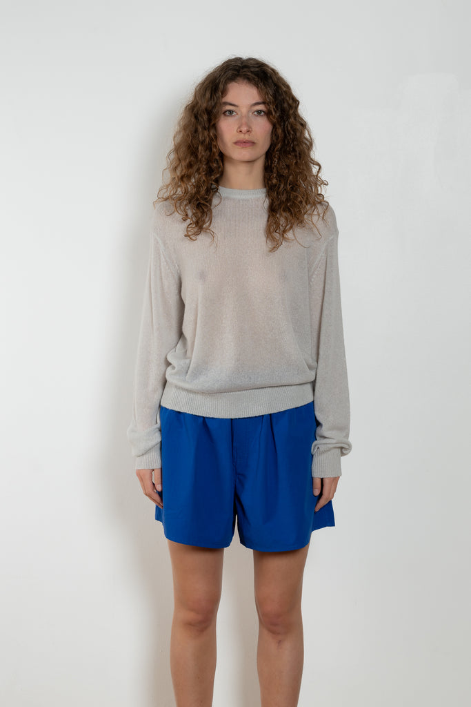 6397 Sheer Crew Neck