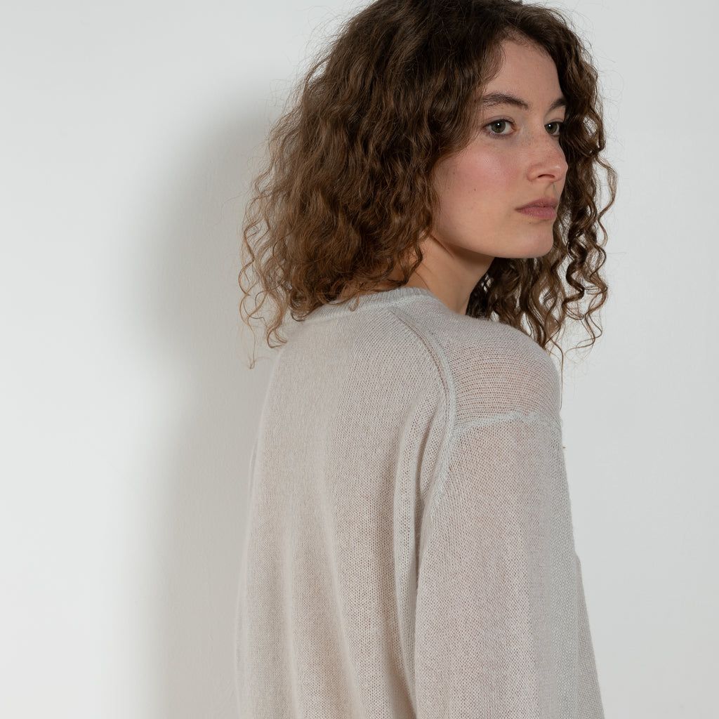 6397 Sheer Crew Neck
