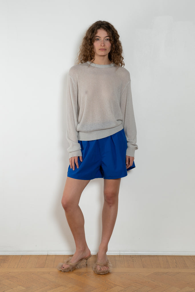 6397 Sheer Crew Neck