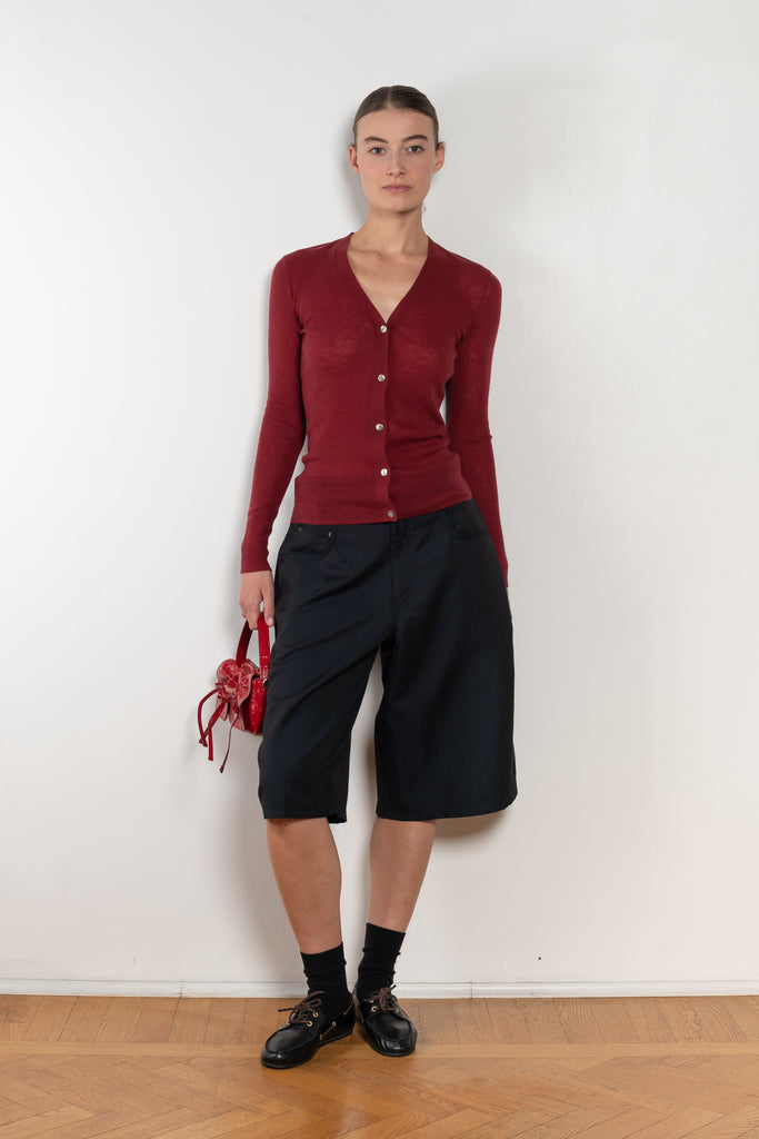 Skinny Rib Cardigan
