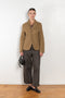 The Boiled Pinstripe Blazer by 6397 is a fitted buttoned jacket in a boiled wool with a delicate pinstripe pattern