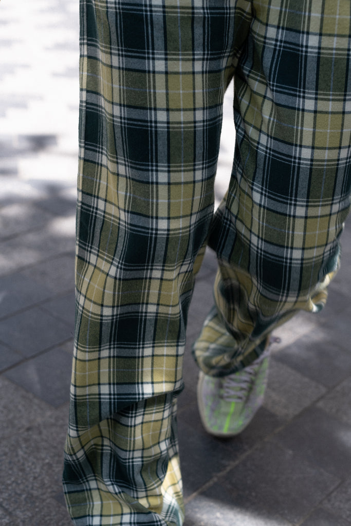 The Check Flannel Trouser 088 by Acne Studios are made from soft twill weave cotton with a peached flannel finish and face logo patch