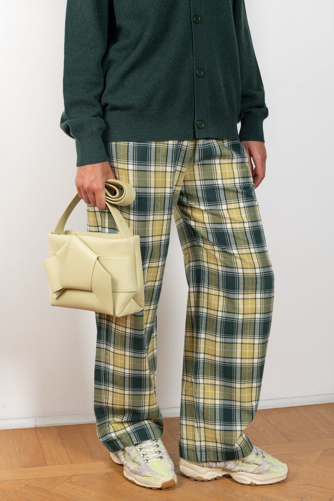 The Check Flannel Trouser 088 by Acne Studios are made from soft twill weave cotton with a peached flannel finish and face logo patch