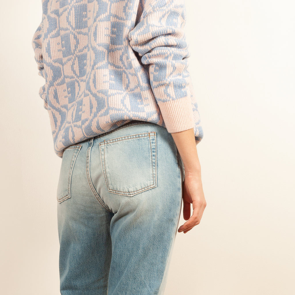 acne mece light blue vintage