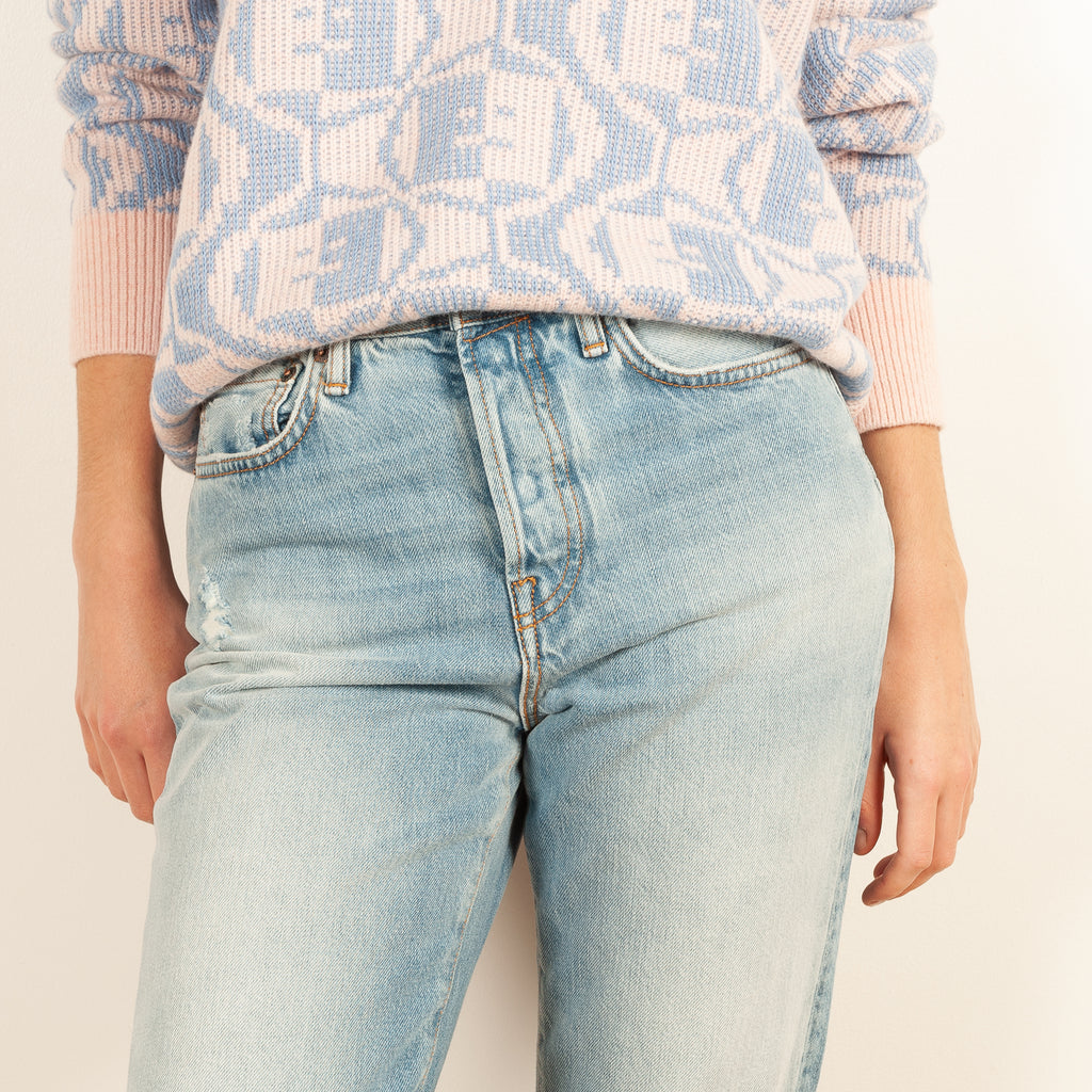 acne mece light blue vintage