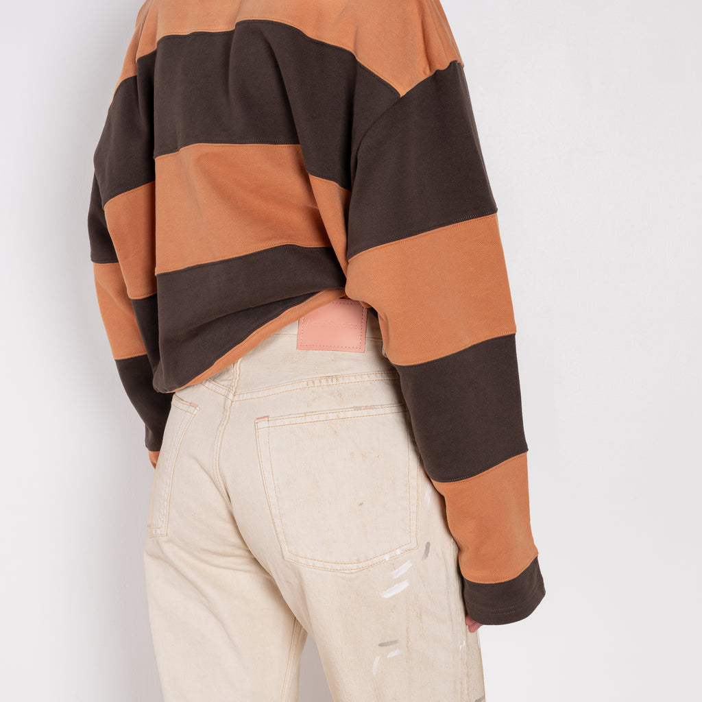 acne studios 2021 loose fit jeans white trafalgar