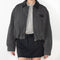 Bomber blouson jacket is crafted from twill cotton with a garment-dyed finish, an Acne Studios Stockholm 1996 logo patch at the front