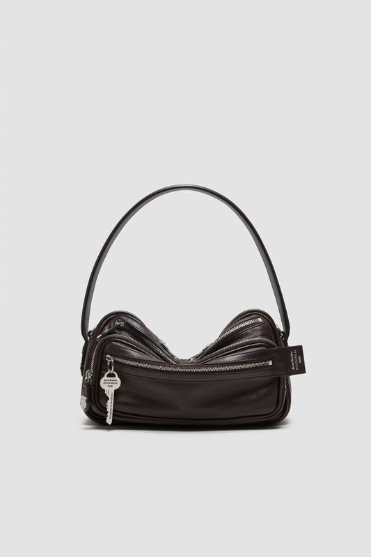 Acne Studios Camero Party Bag chocolate brown