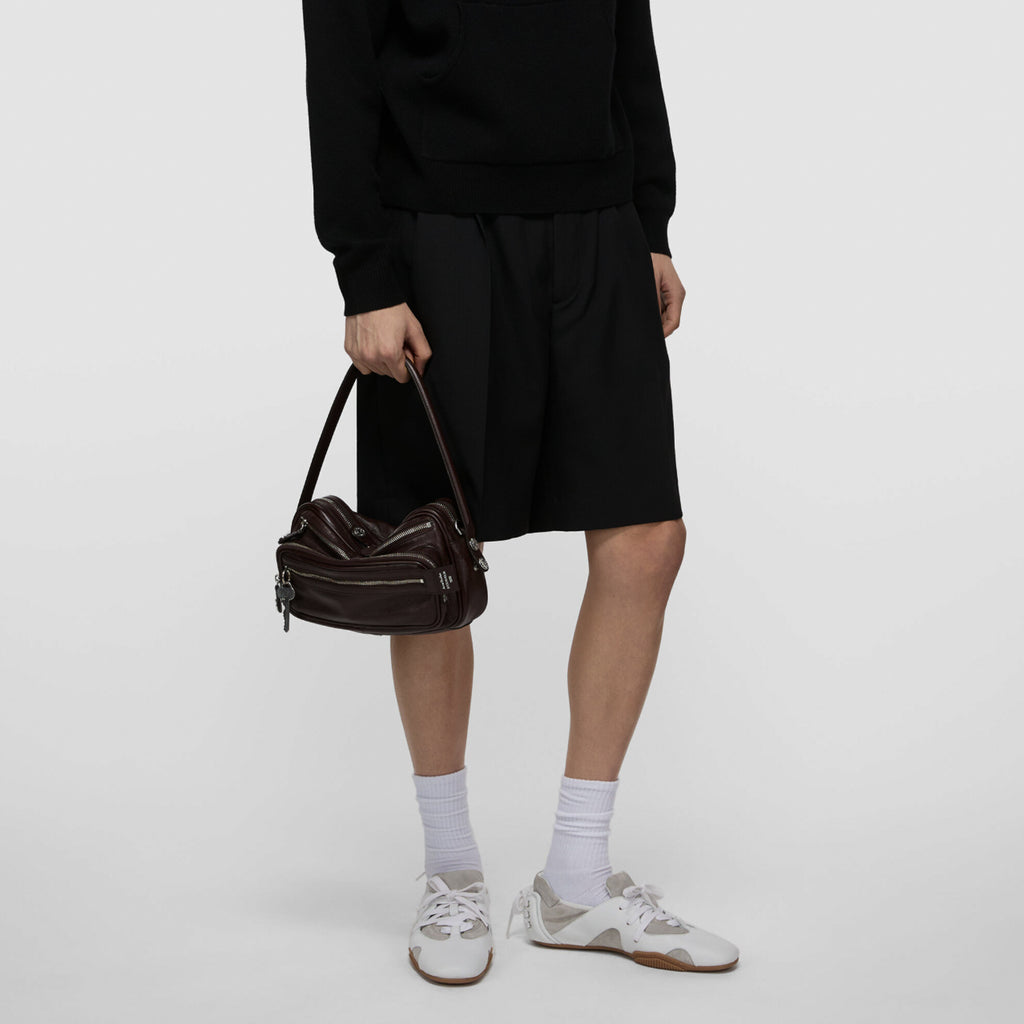 Acne Studios Camero Party Bag chocolate brown
