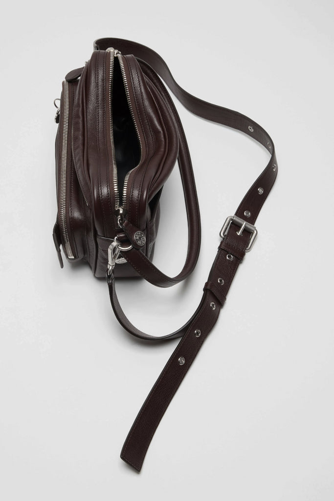 Acne Studios Camero Party Bag chocolate brown