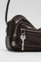 Acne Studios Camero Party Bag chocolate brown