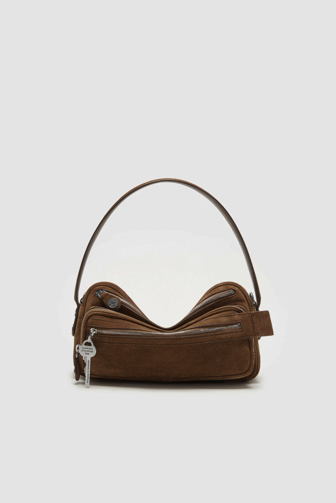 Acne Studios Camero Party Bag cognac suede