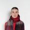 The Mohair Checked Scarf by Acne Studios is crafted from a wool mohair blend detailed with an embroidered logo label.