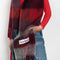 The Mohair Checked Scarf by Acne Studios is crafted from a wool mohair blend detailed with an embroidered logo label.