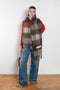 Mohair Checked Scarf