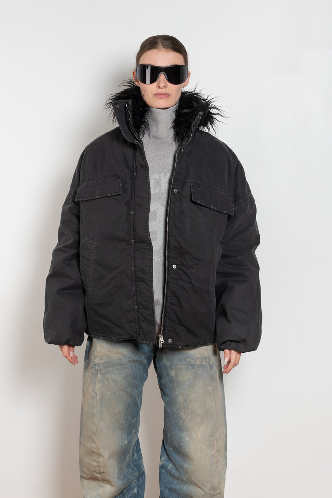 acne studios coated jacket