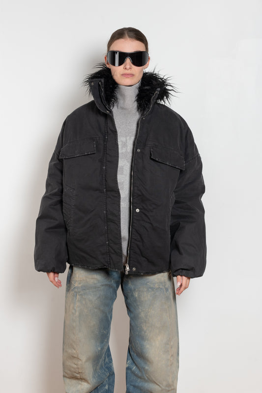 acne studios coated jacket