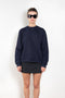 The Crew Neck Fleece Sweater by Acne Studios is made from a fleece cotton with a soft brushed finish, adorned with a seasonal Face logo embroidery and branding at the back