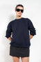 The Crew Neck Fleece Sweater by Acne Studios is made from a fleece cotton with a soft brushed finish, adorned with a seasonal Face logo embroidery and branding at the back