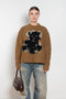 acne studios crewneck teddy sweater