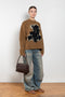 acne studios crewneck teddy sweater