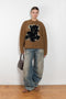 acne studios crewneck teddy sweater