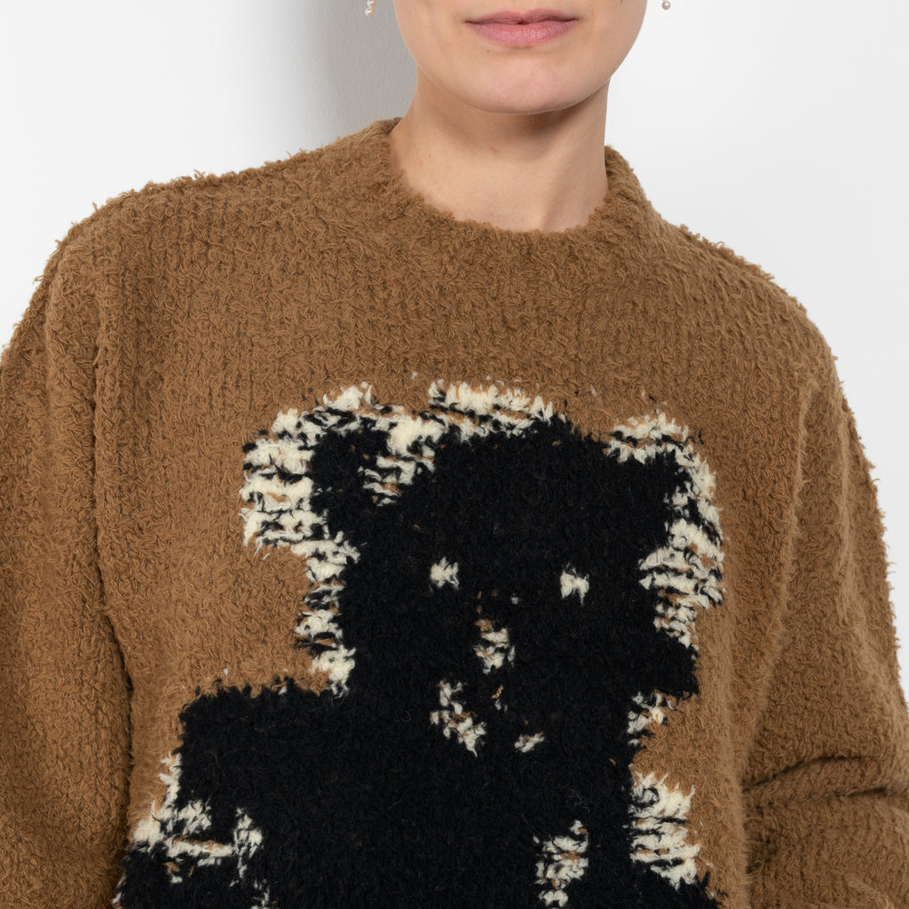 acne studios crewneck teddy sweater