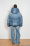 Acne Studios Denim Printed Nylon Puffer