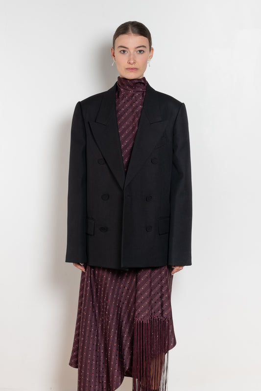 acne studios double breasted suit jacket