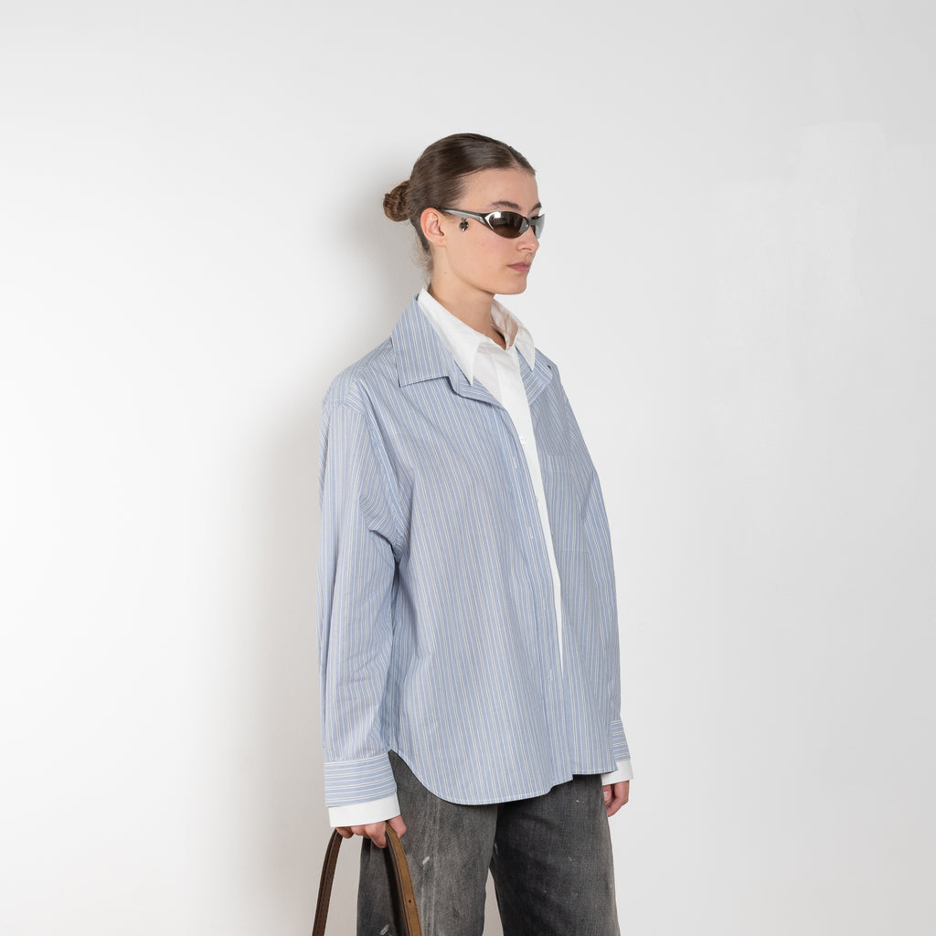 acne studios layered button up shirt