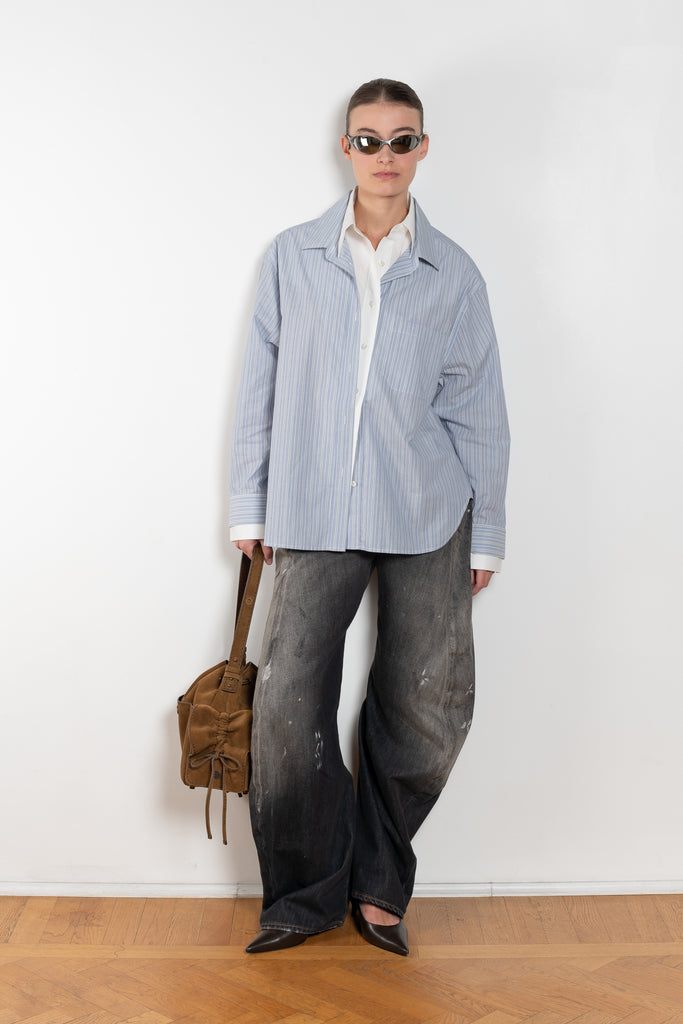 acne studios layered button up shirt