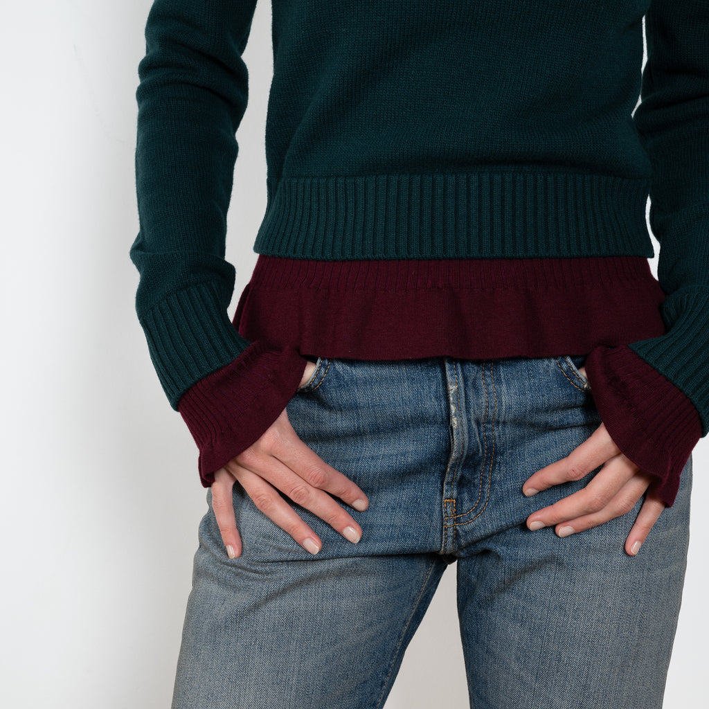 Acne Studios Layered Knit Sweater