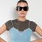 The Layered Tank Top by Acne studios is a layered slipdress with a built-in tshirt